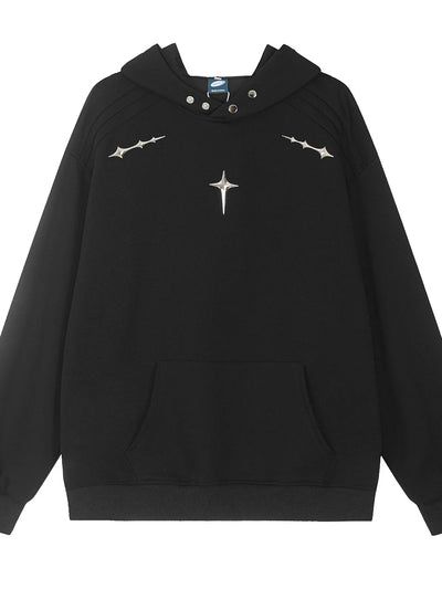 Men's Cross Star Kangaroo Pocket Hoodie