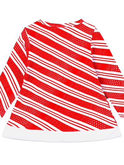 Children's Striped Christmas Outfit Set