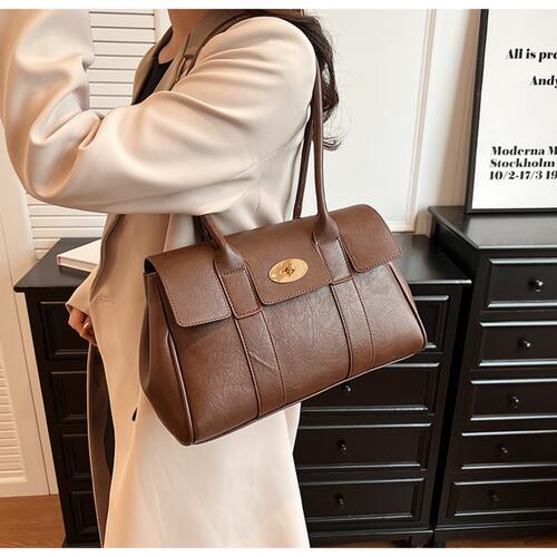 Chic PU Leather Shoulder Bag for Modern Women