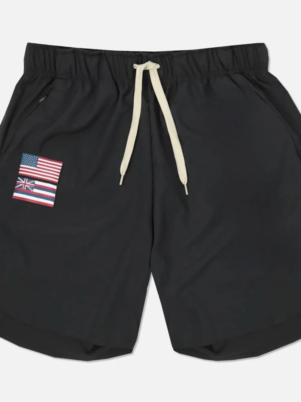 Men's Plus Size Drawstring US Flag Active Shorts