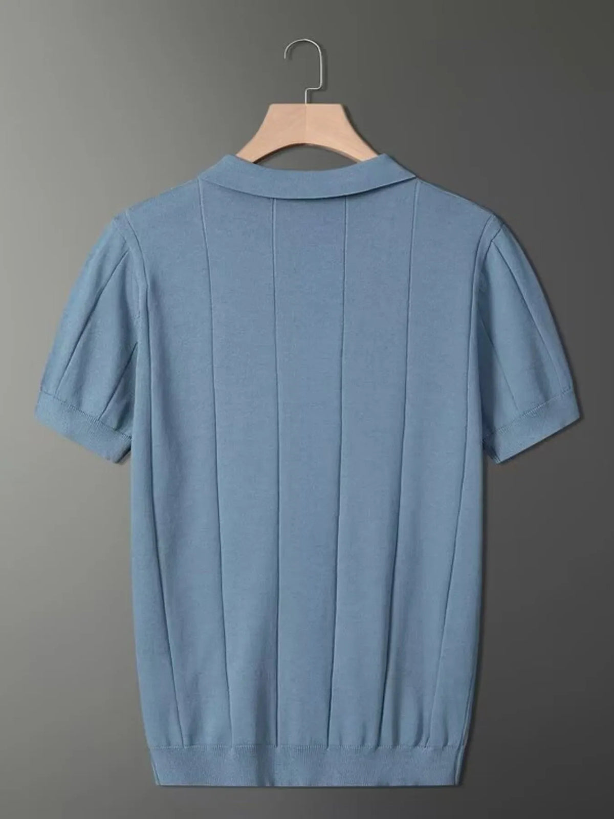 Men's Plus Size Collared Neck Short Sleeve Polo