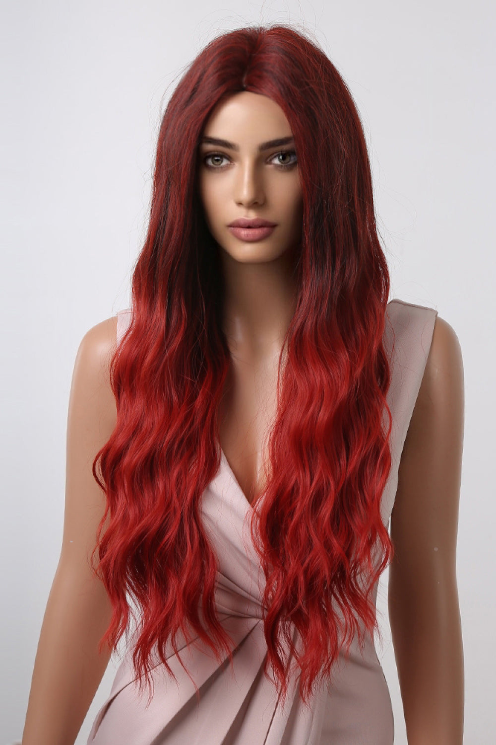 Vibrant 27" Long Wave Synthetic Wig for Natural Look