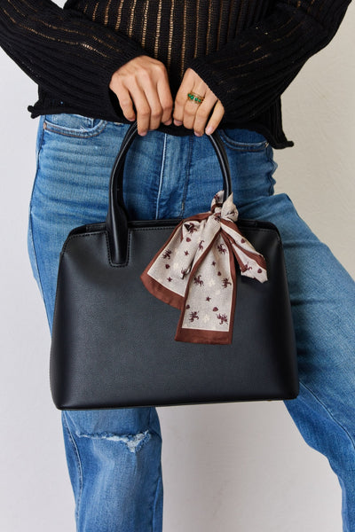 David Jones PU Leather Handbag for Stylish Everyday Use