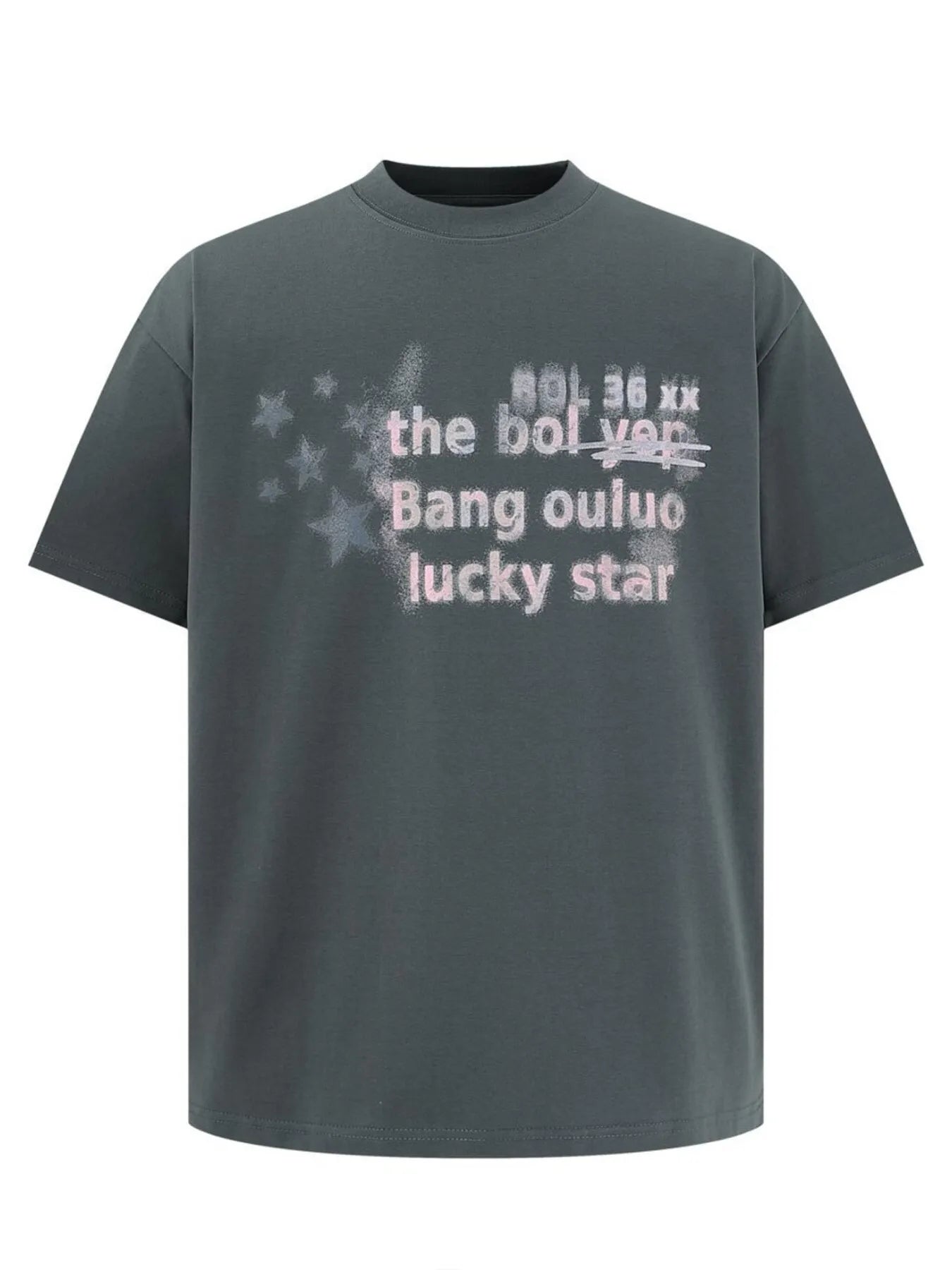 Men's Star Letter Graphic Short Sleeve T-Shirt