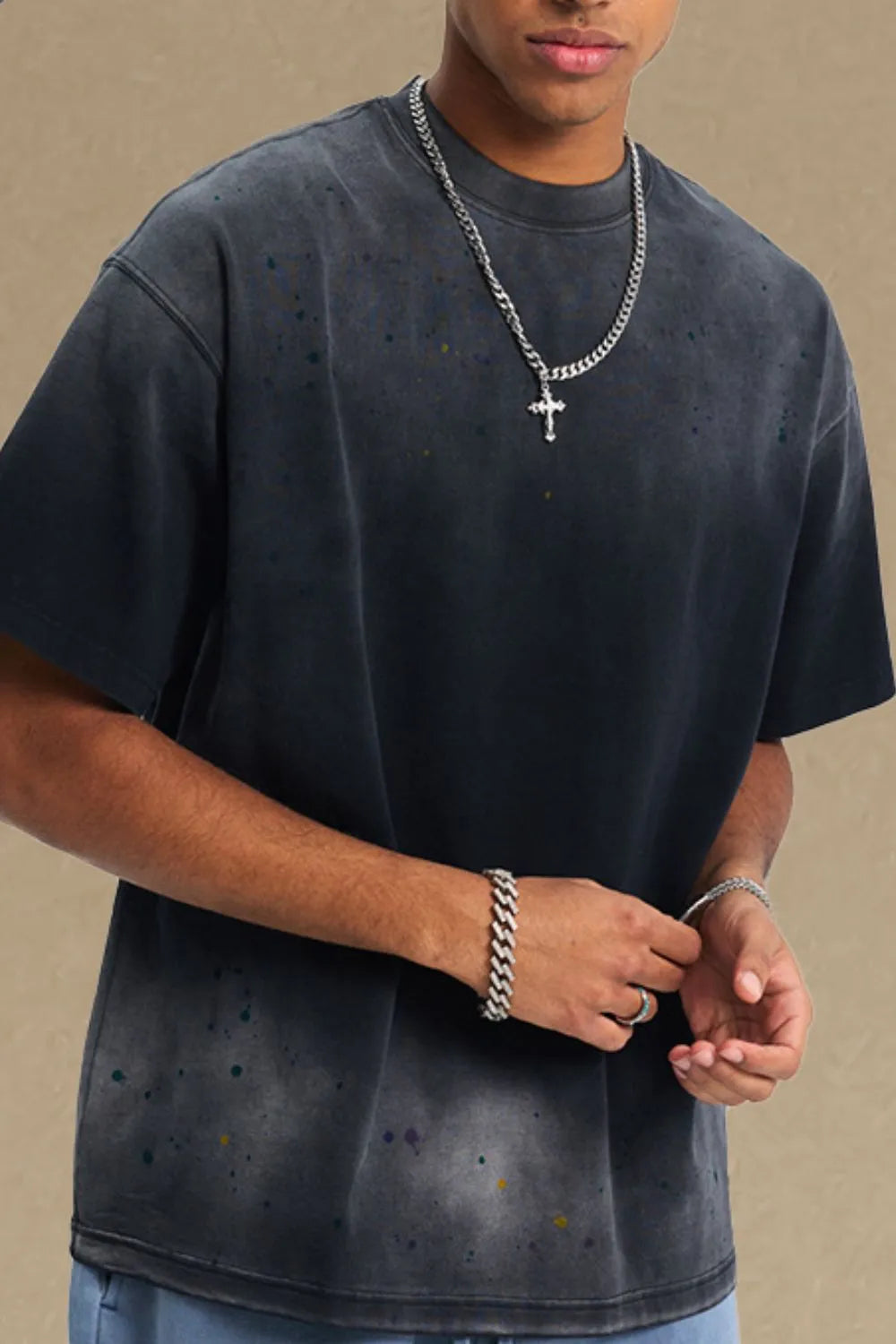 Men's Round Neck Half Sleeve T-Shirt