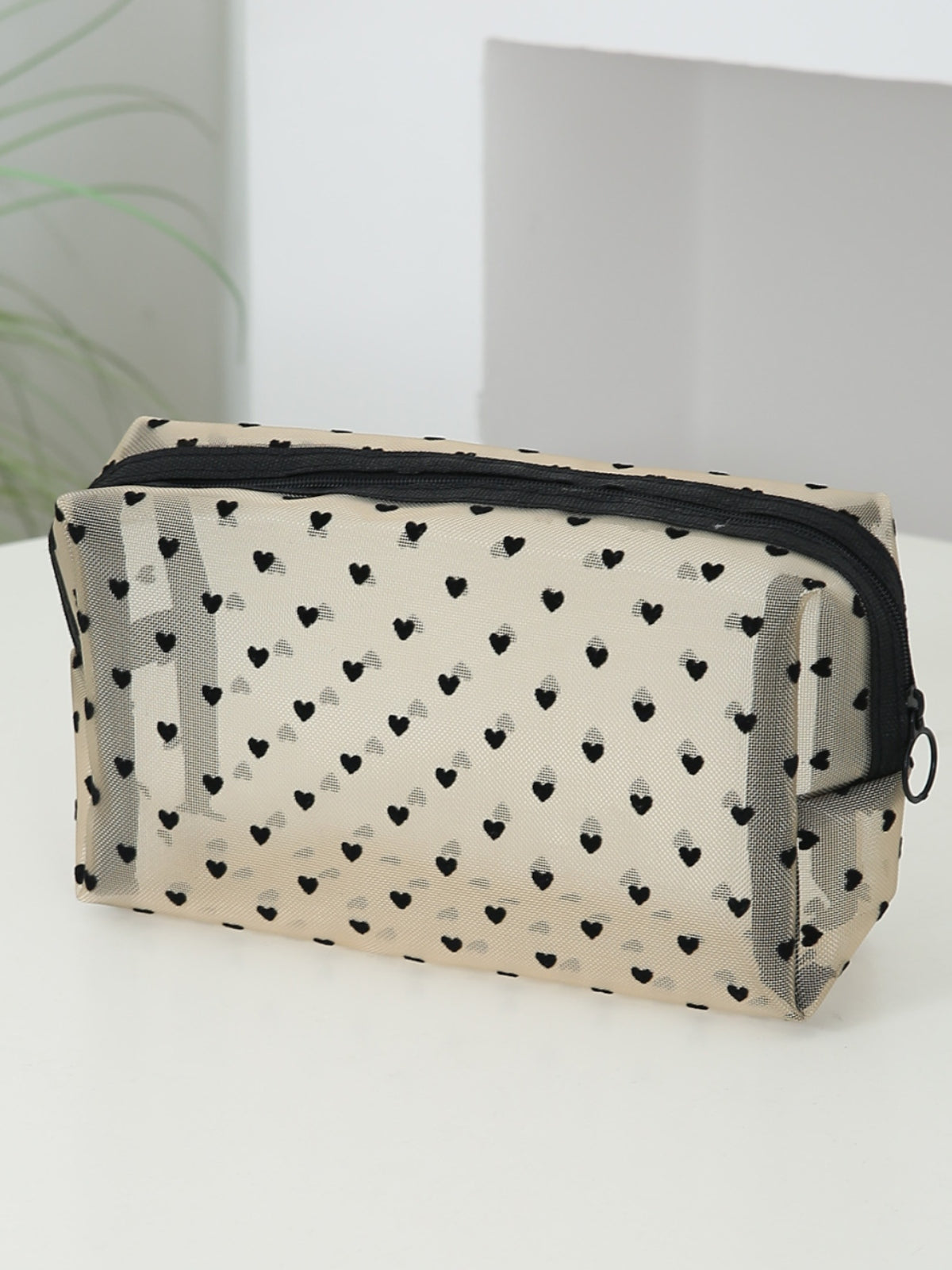 Charming Heart Polyester Travel & Cosmetic Bag Gift Set