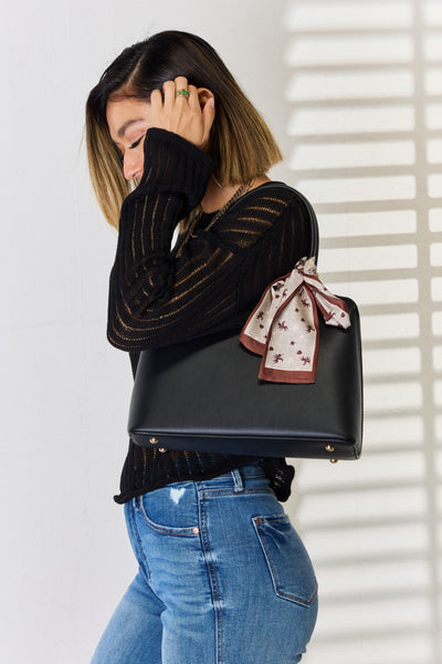 David Jones PU Leather Handbag for Stylish Everyday Use