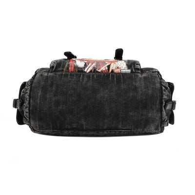 Nicole Lee USA Denim Sisters Secret Messenger Handbag