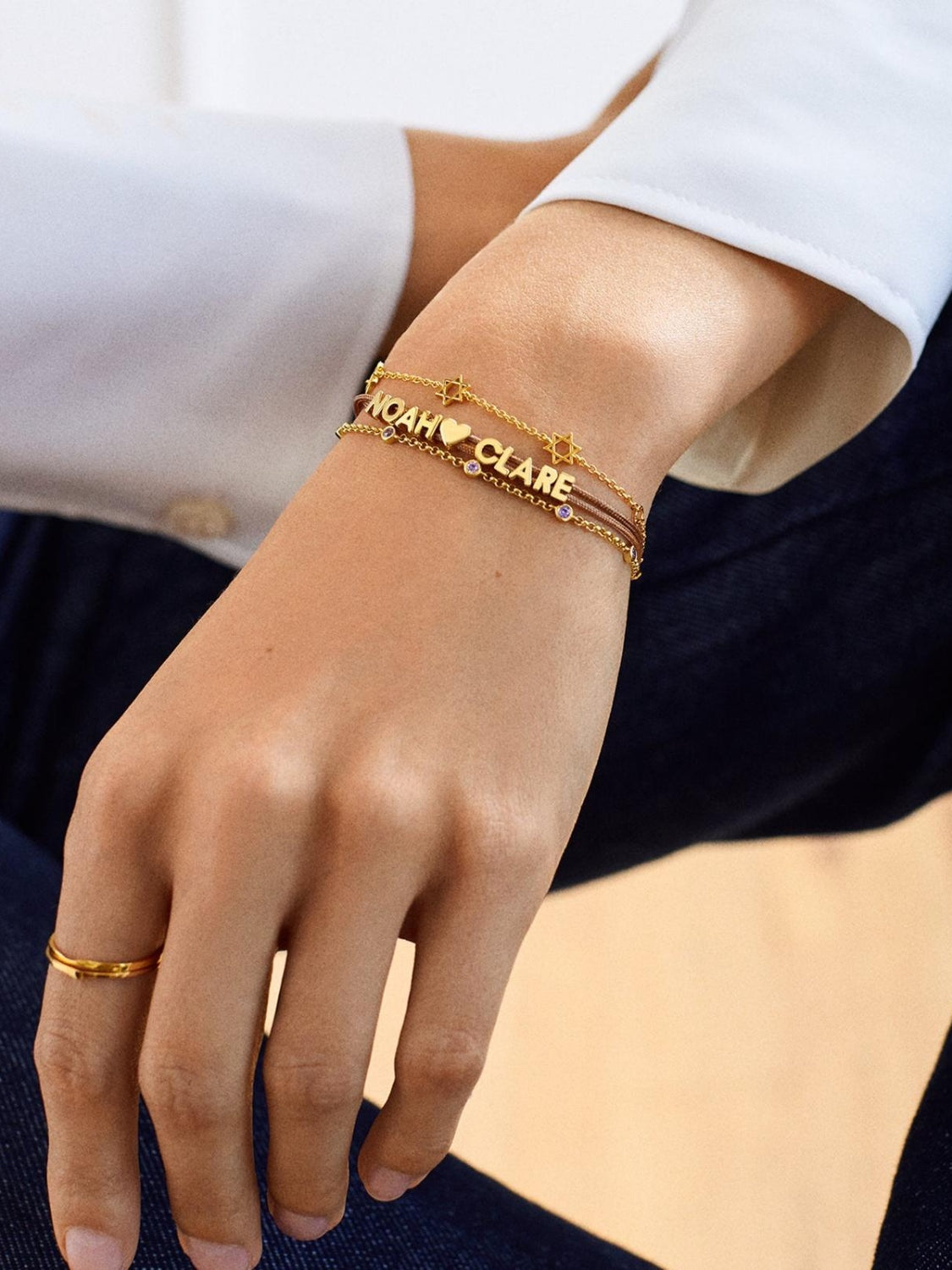 Elegant 18K Gold-Plated Titanium Steel Bracelet