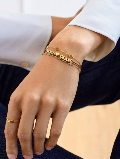 Elegant 18K Gold-Plated Titanium Steel Bracelet