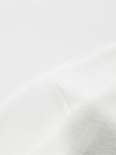 Men's Star Patch Oversized Hoodie with Snap Detail
