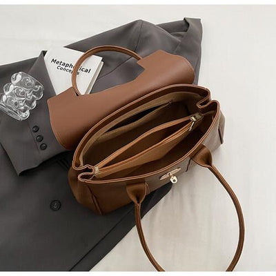 Chic PU Leather Shoulder Bag for Modern Women