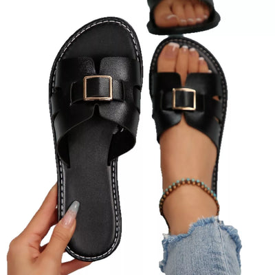 Open Toe Flats Sandals