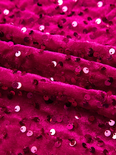 Sequin One-Shoulder Dress with High Slit