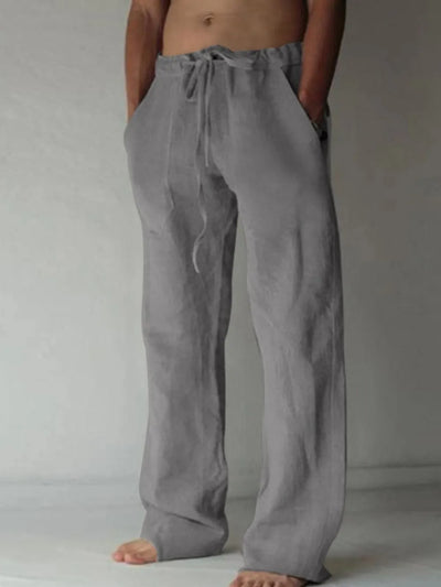 Men's Plus Size Drawstring Loose Fit Pants