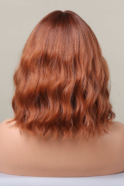 Stylish Bobo Wave 12'' Wig - Soft Pink, Comfortable Fit