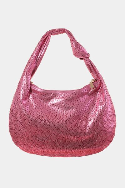 Fame Rhinestone Studded Handbag for Stylish Glamour