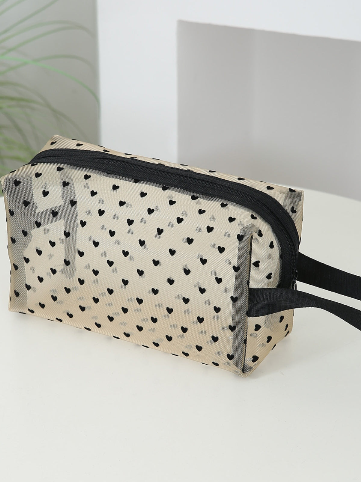 Charming Heart Polyester Travel & Cosmetic Bag Gift Set