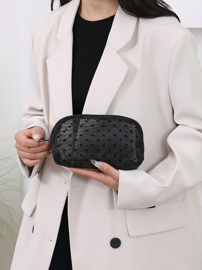 Charming Heart Polyester Travel & Cosmetic Bag Gift Set