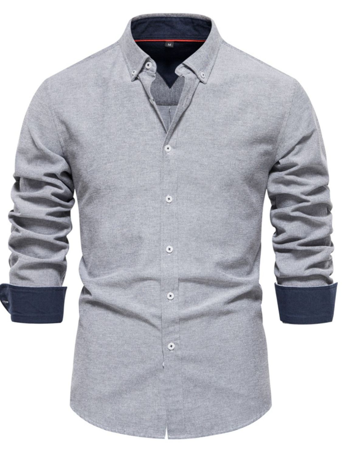 Men's Button Down Collared Neck Shirt for Stylish Comfort