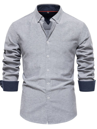Men's Button Down Collared Neck Shirt for Stylish Comfort