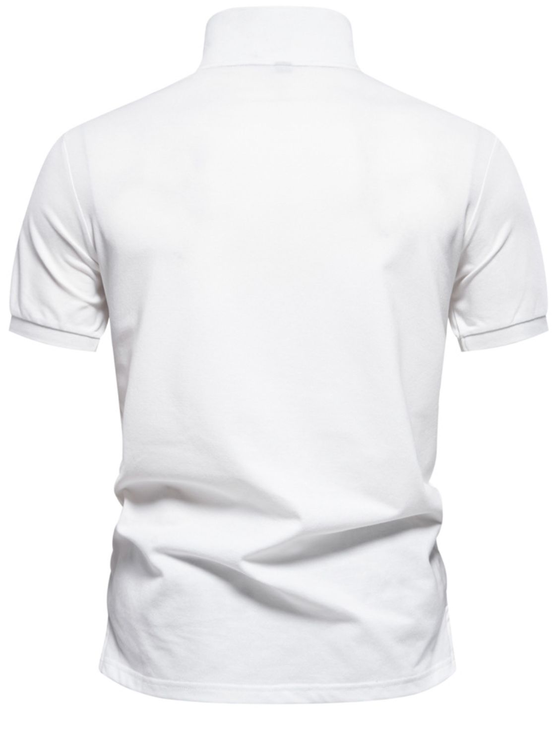 Men's Printed Collared Neck Short Sleeve Polo for Style