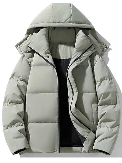 Men's Plus Size Hooded Padded Winter Coat