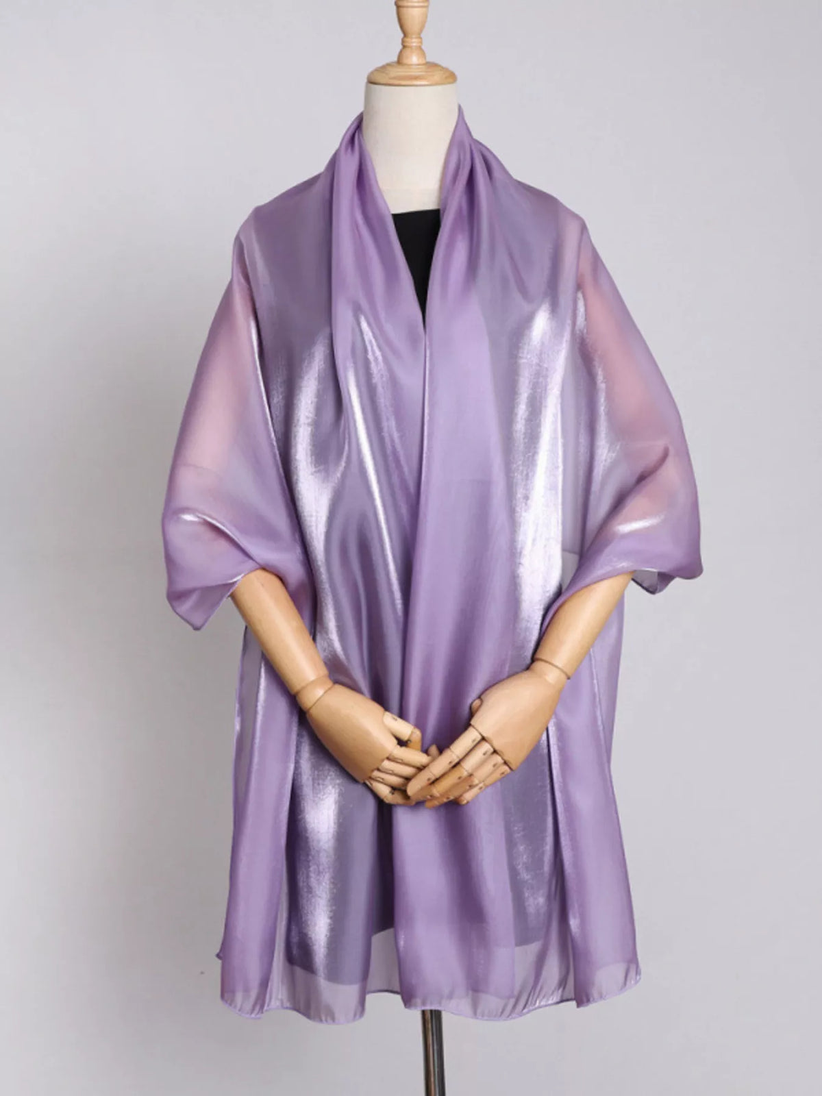Solid Color Organza Scarf