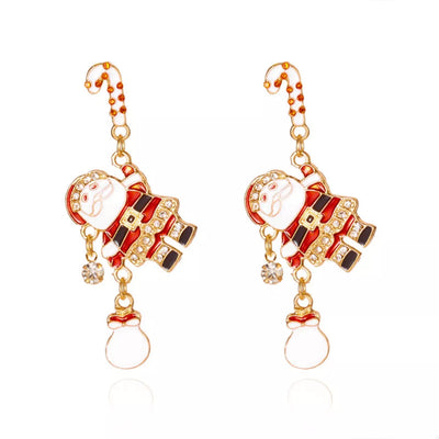 Christmas Santa Drop Earrings
