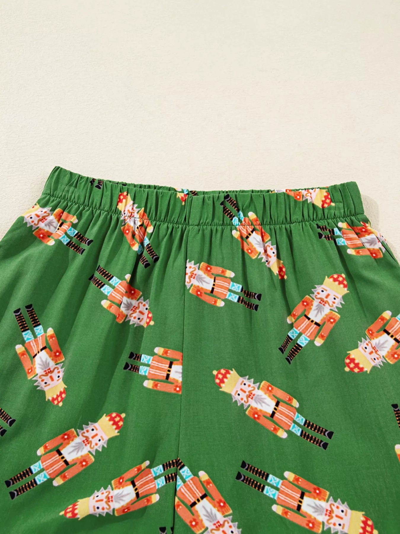 Christmas Nutcracker Button Up Top and Shorts Lounge Set