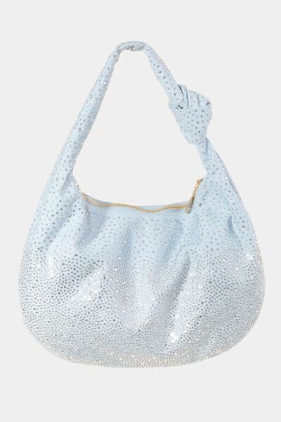 Fame Rhinestone Studded Handbag for Stylish Glamour