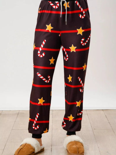 Christmas Long Sleeve Top and Pants Lounge Set