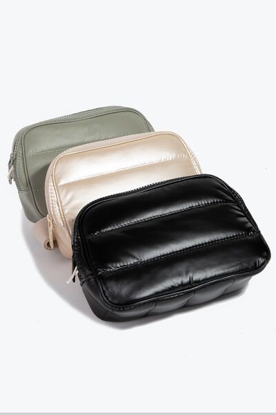 Fame Quilted Nylon Crossbody Bag for Chic Everyday Style