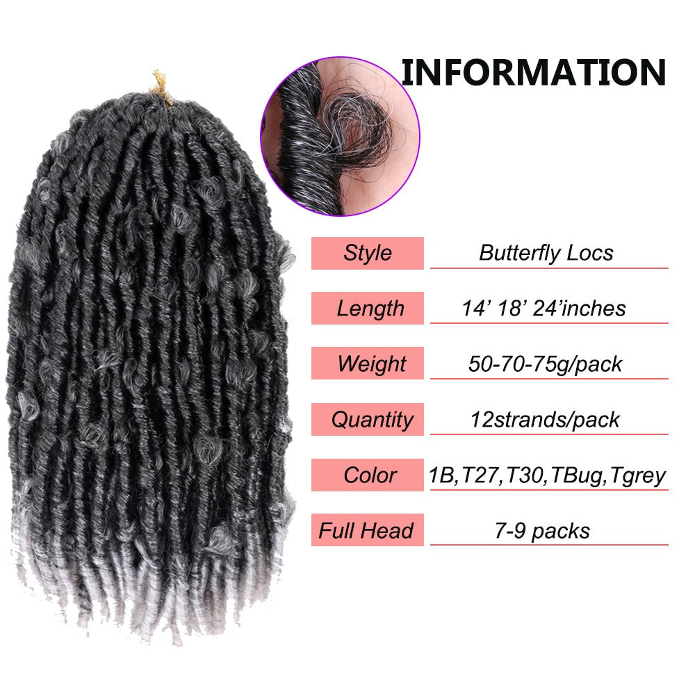 Distressed Butterfly Locs Crochet Hair | Distressed Soft Locs Crochet