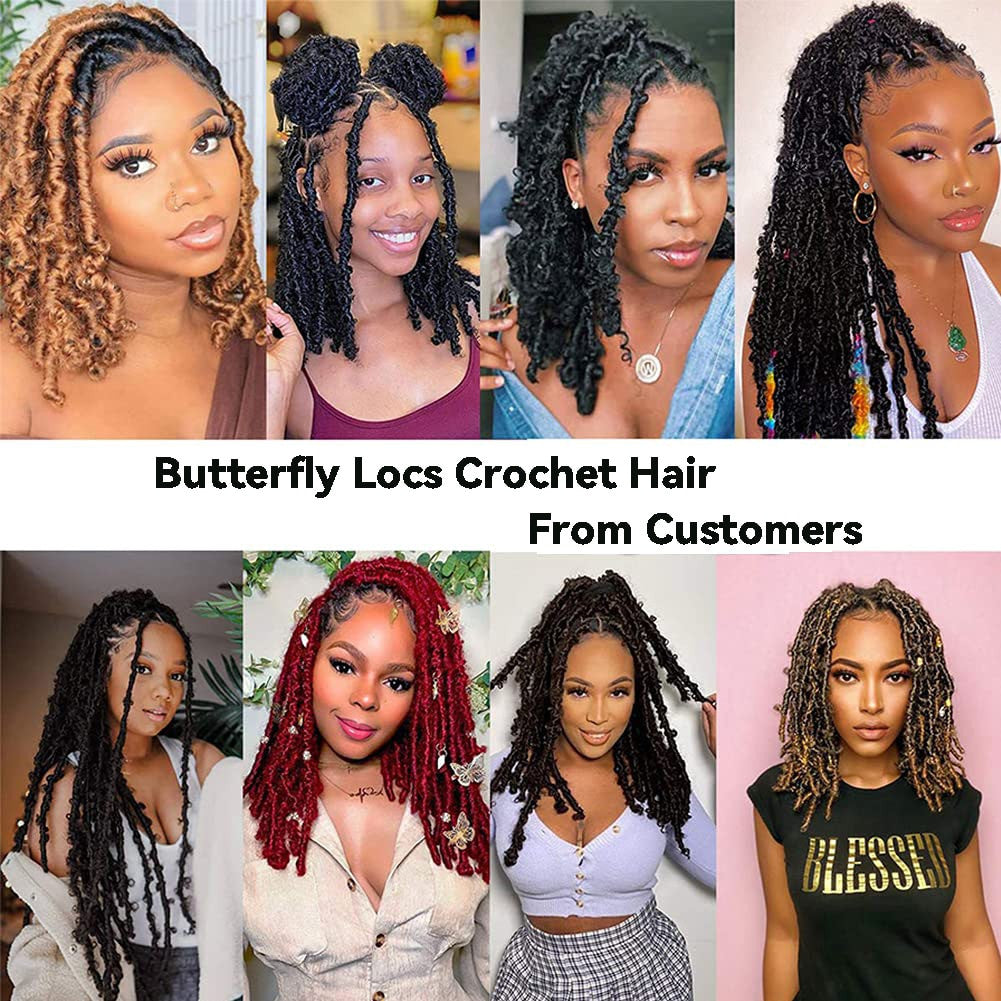 Distressed Butterfly Locs Crochet Hair | Distressed Soft Locs Crochet
