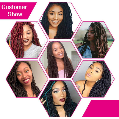 Synthetic Braiding Hair Extension | Goddess Locs Natural Hair -