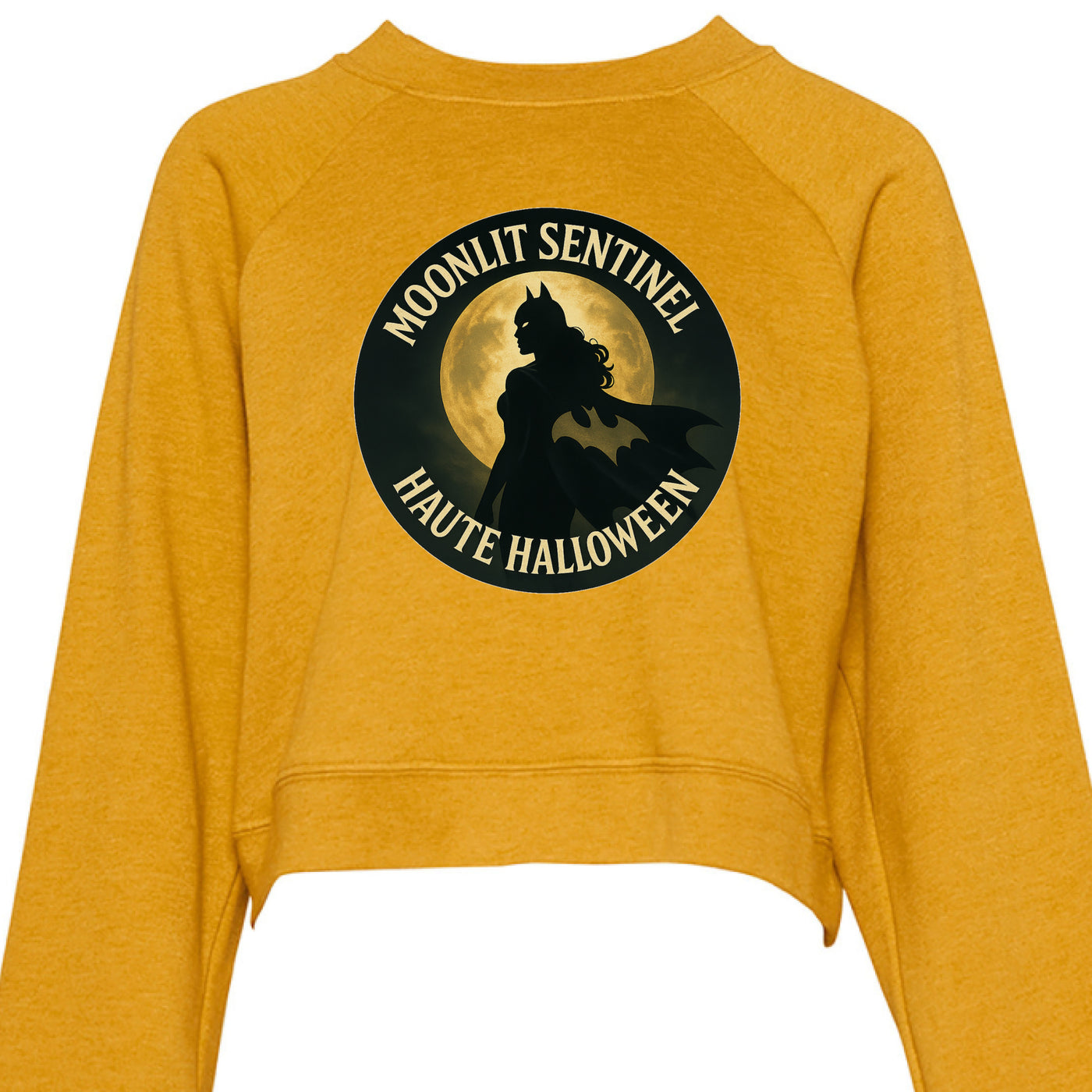 Moonlit Sentinel Raglan pullover Fleece