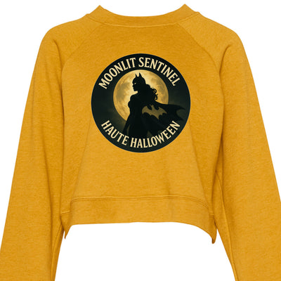 Moonlit Sentinel Raglan pullover Fleece