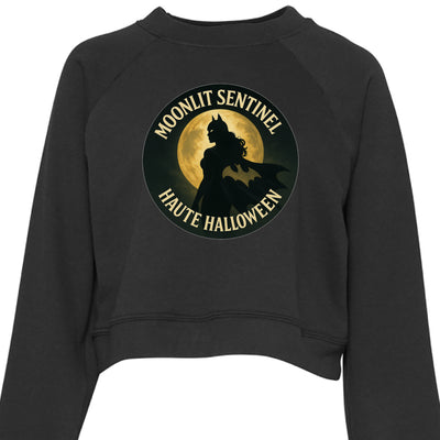Moonlit Sentinel Raglan pullover Fleece