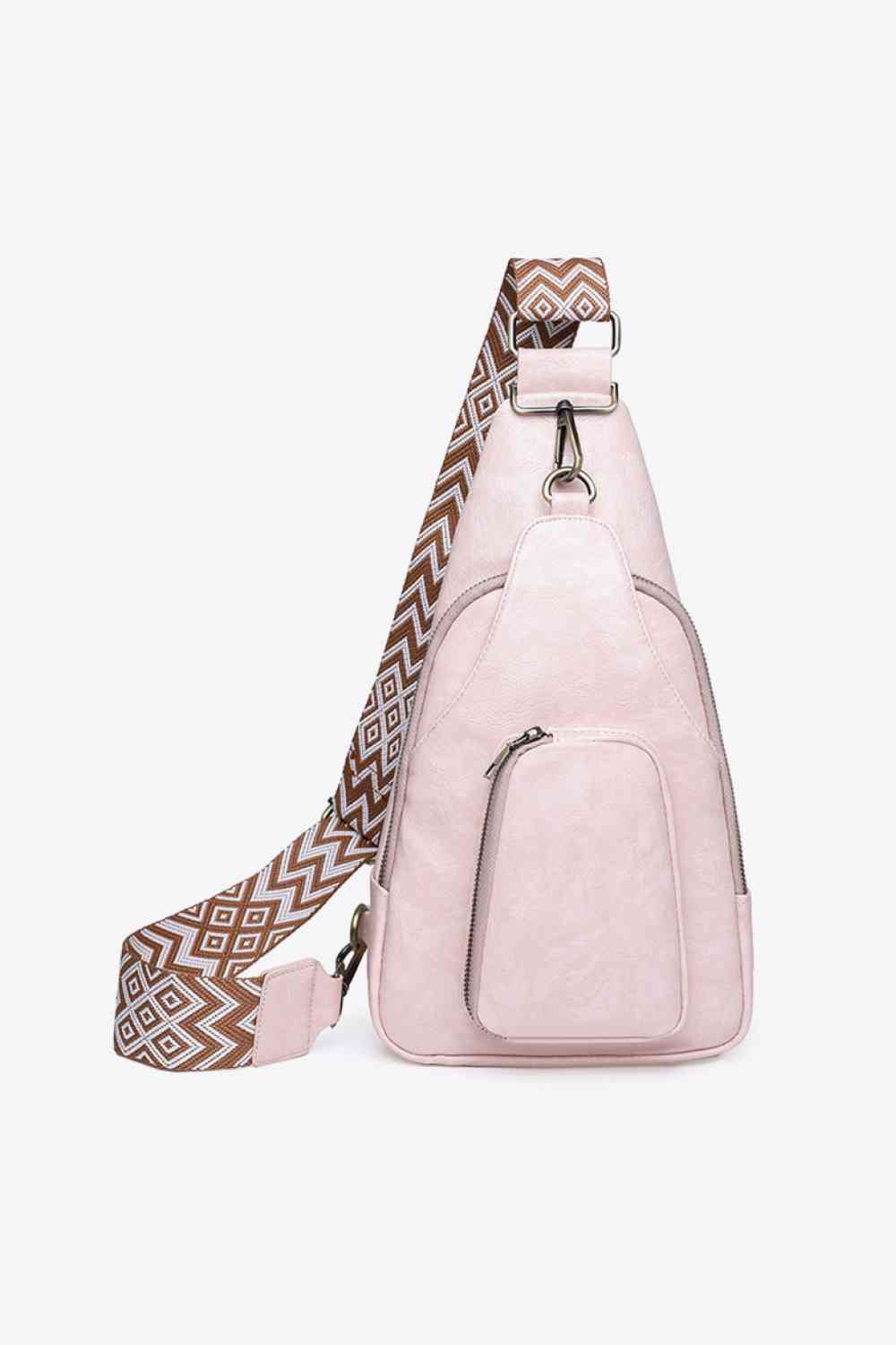 Compact & Versatile PU Leather Sling Bag for Stylish Adventures