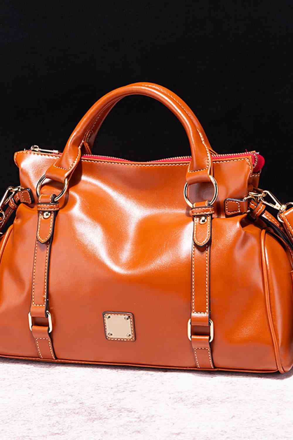 Elegant PU Leather Handbag with Tassels for Every Occasion