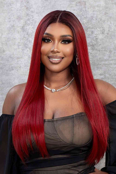 Stylish Lace Front Wig: 26" Synthetic, Natural Look, Comfortable Fit