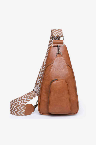 Compact & Versatile PU Leather Sling Bag for Stylish Adventures