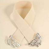 Chic Butterfly Elastic Belt with Durable Alloy Buckle