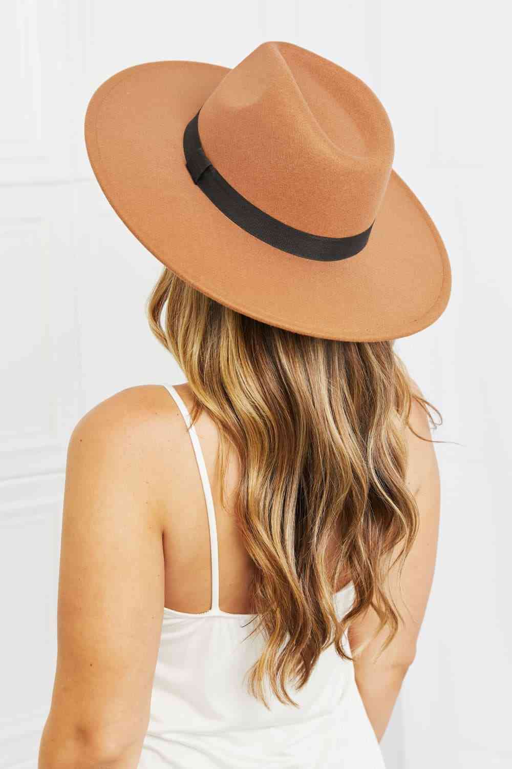 Fame Enjoy The Simple Things Fedora Hat for Stylish Women