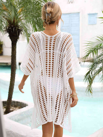 Stylish Side Slit Dolman Sleeve Cover-Up for Women