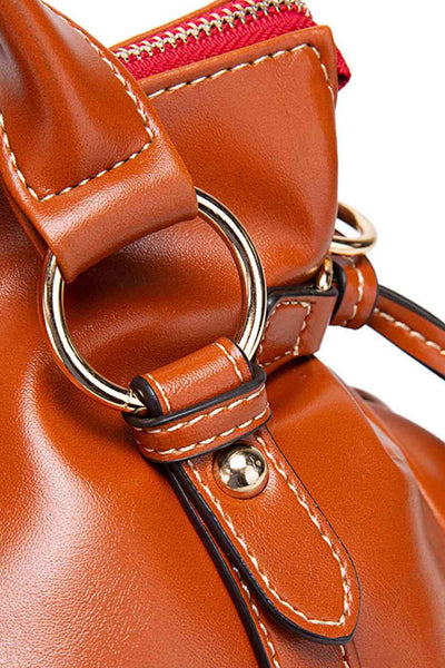 Elegant PU Leather Handbag with Tassels for Every Occasion