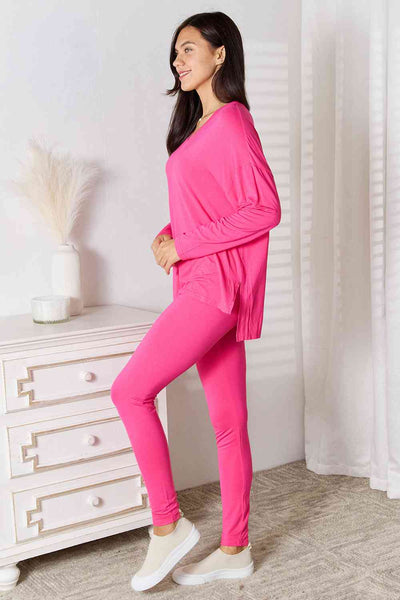 V-Neck Soft Rayon Lounge Set: Comfort & Style for All-Day Wear