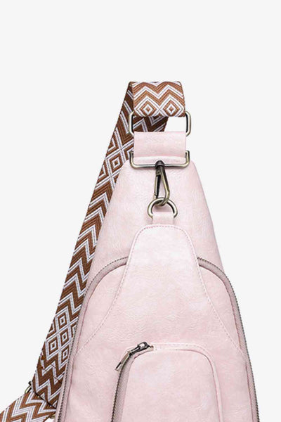 Compact & Versatile PU Leather Sling Bag for Stylish Adventures