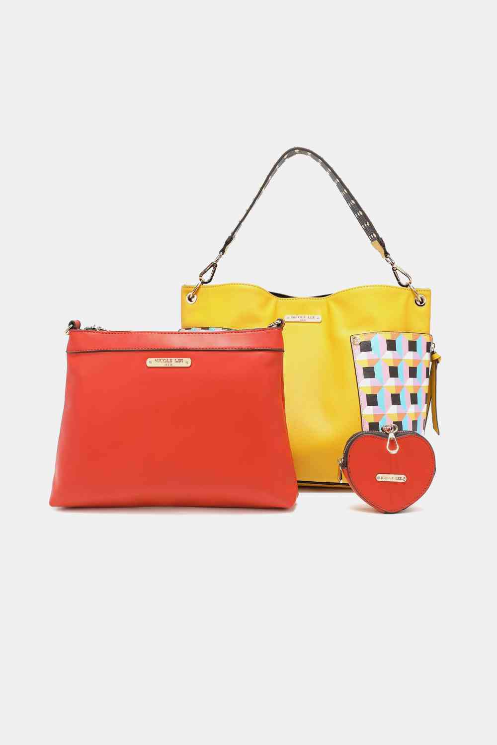 Nicole Lee USA Quihn 3-Piece Handbag Set for Stylish Fashion